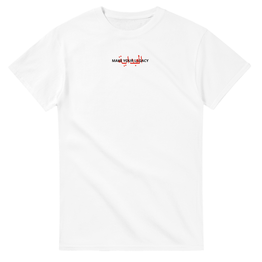 T-SHIRT BLANC "MAKE YOUR LAGACY" Edition Limité